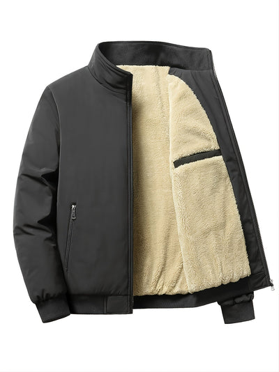 Giubbotto bomber foderato in Sherpa