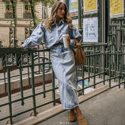Completo da sogno in denim
