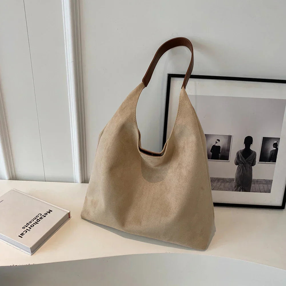 Suede Shoulder Bag