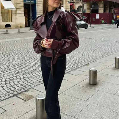 Giacca Borgogna Luxe