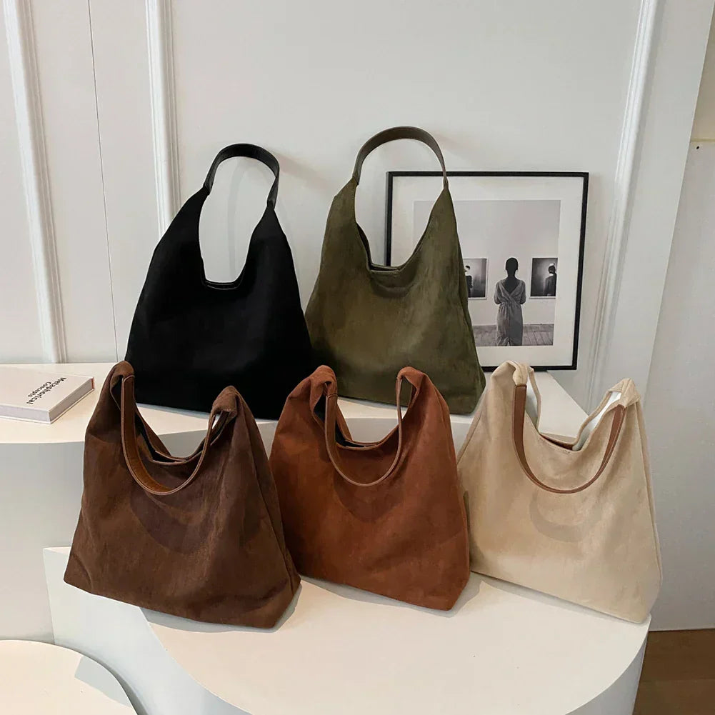 Suede Shoulder Bag