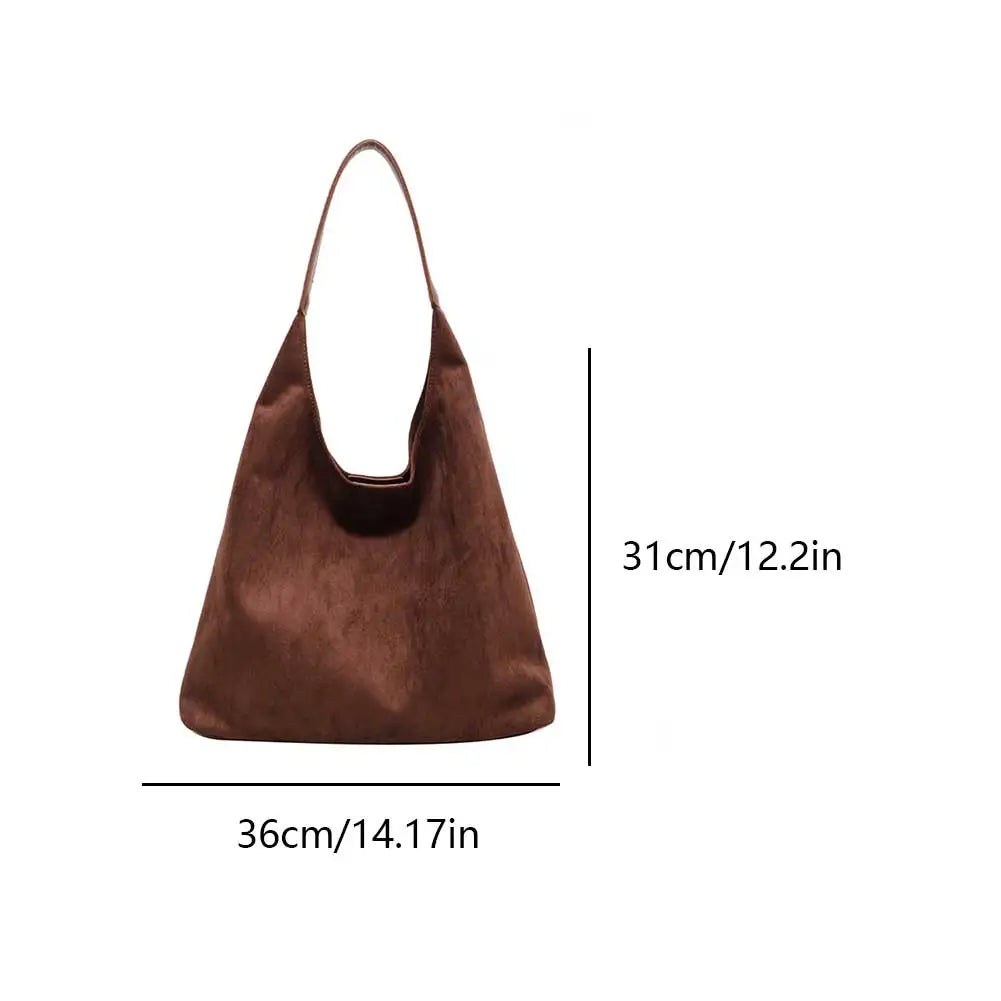 Suede Shoulder Bag