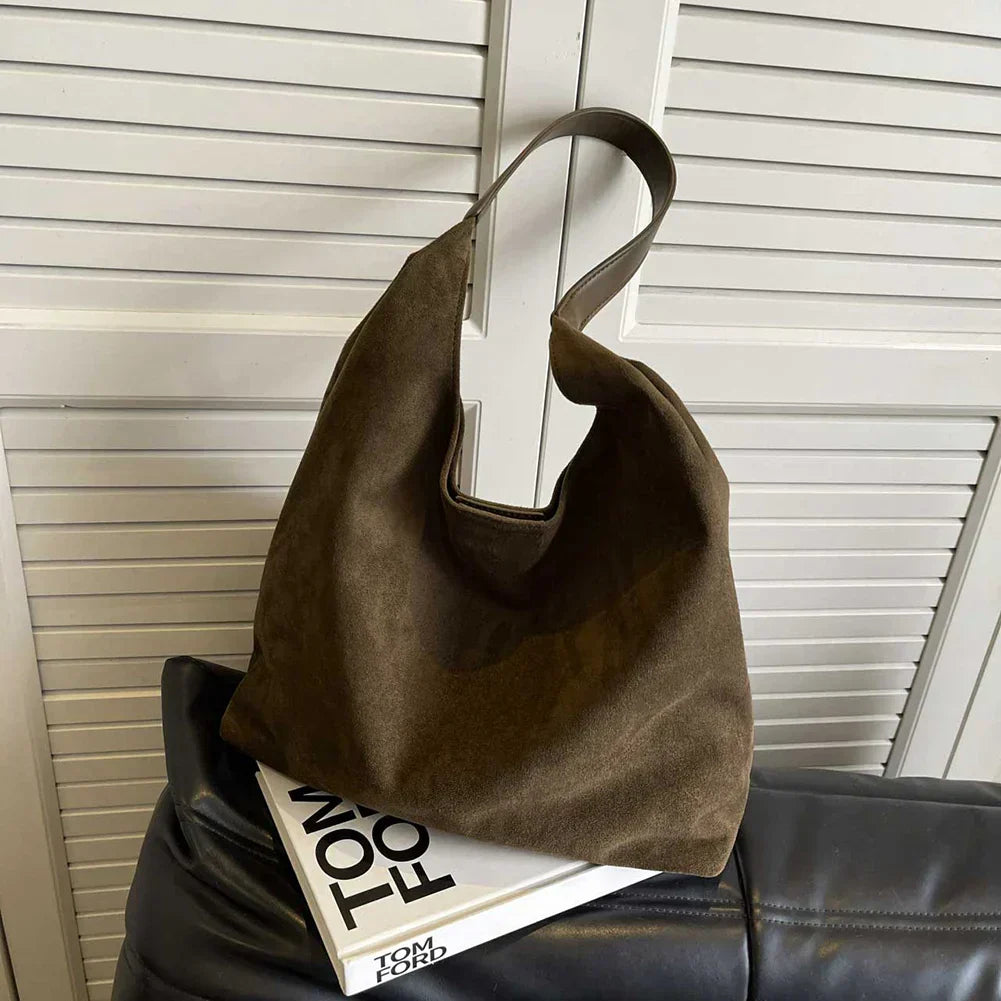 Suede Shoulder Bag