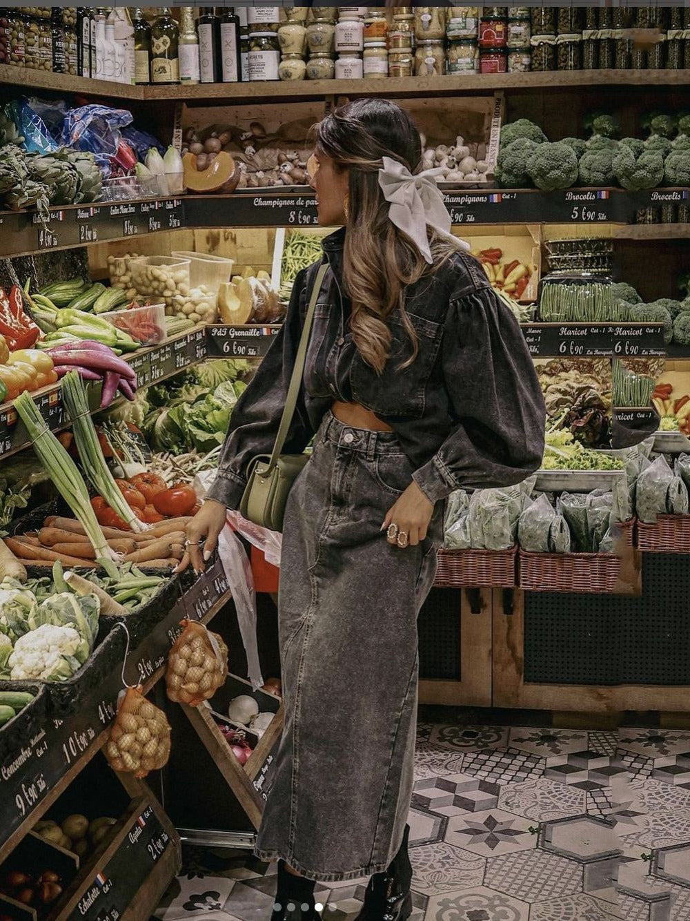 Completo da sogno in denim